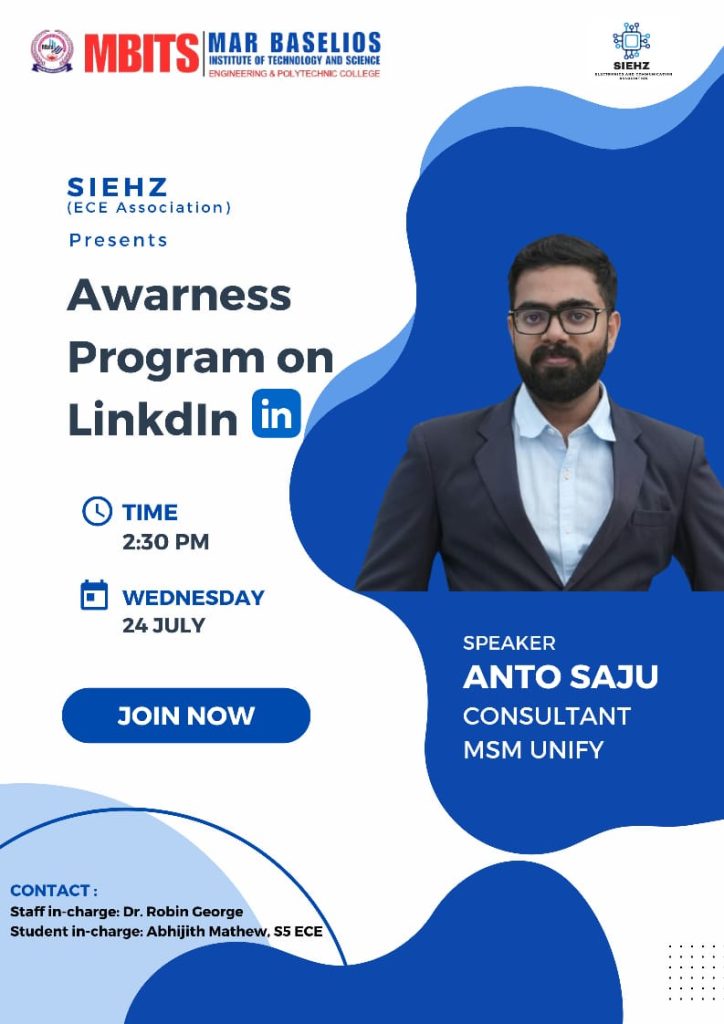 AWARENESS PROGRAM ON LINKEDIN - MBITS