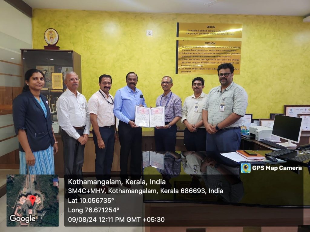 MoU for CSE Dept., MBITS with Verdant IT Solutions Pvt. Ltd