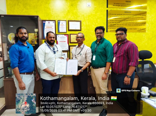 MoU for EEE Dept., MBITS with MTTC International Pvt Ltd.