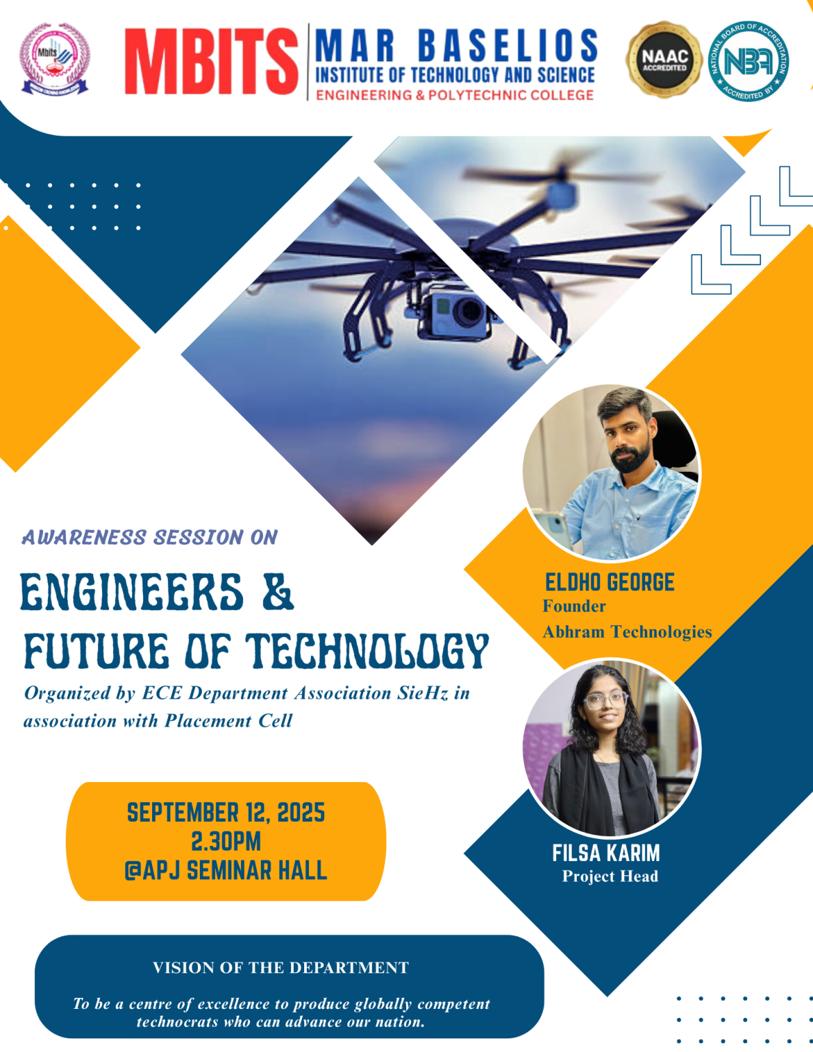 Awareness session on “Engineers & the Future of Technology” - MBITS