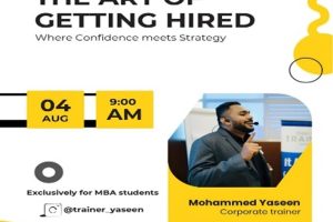 MBA training program art of getting hired 25